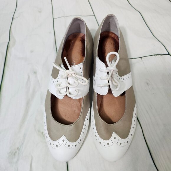 JEFFREY CAMPBELL 'Lookbook' Oxford Tap Shoes ~Size 7.5M - Picture 6 of 10